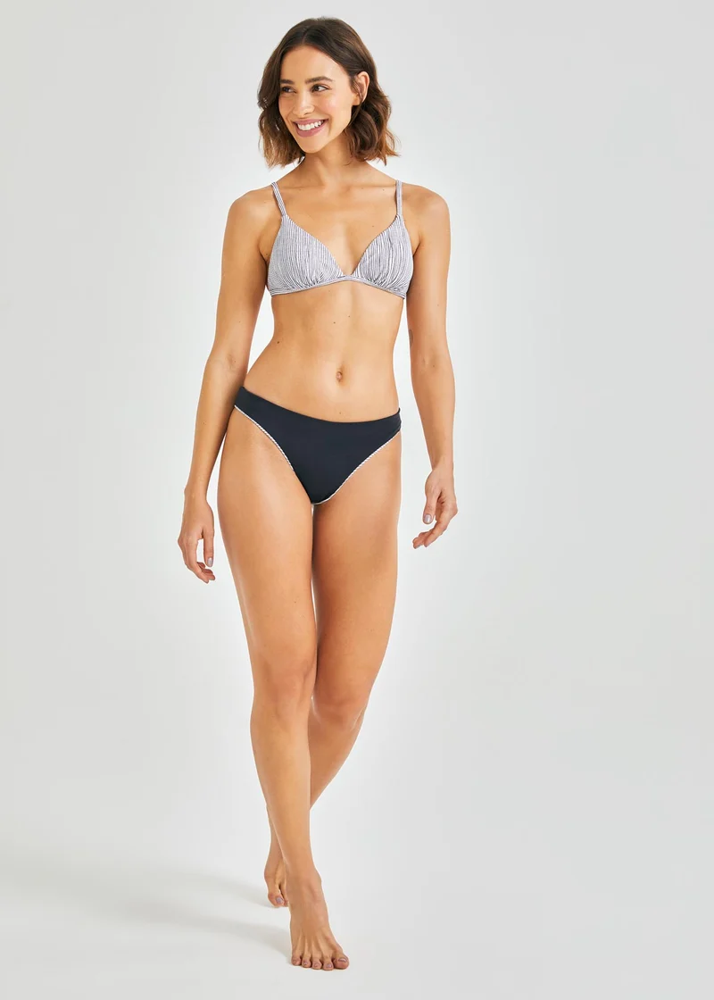 Cueca Biquíni Fina Dupla Face Navy