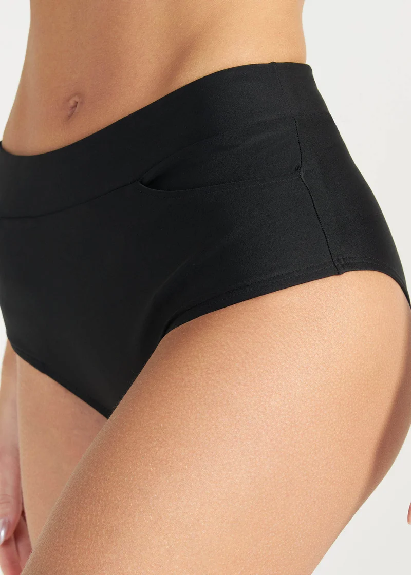 Cueca Biquíni Hotpants Bolsos