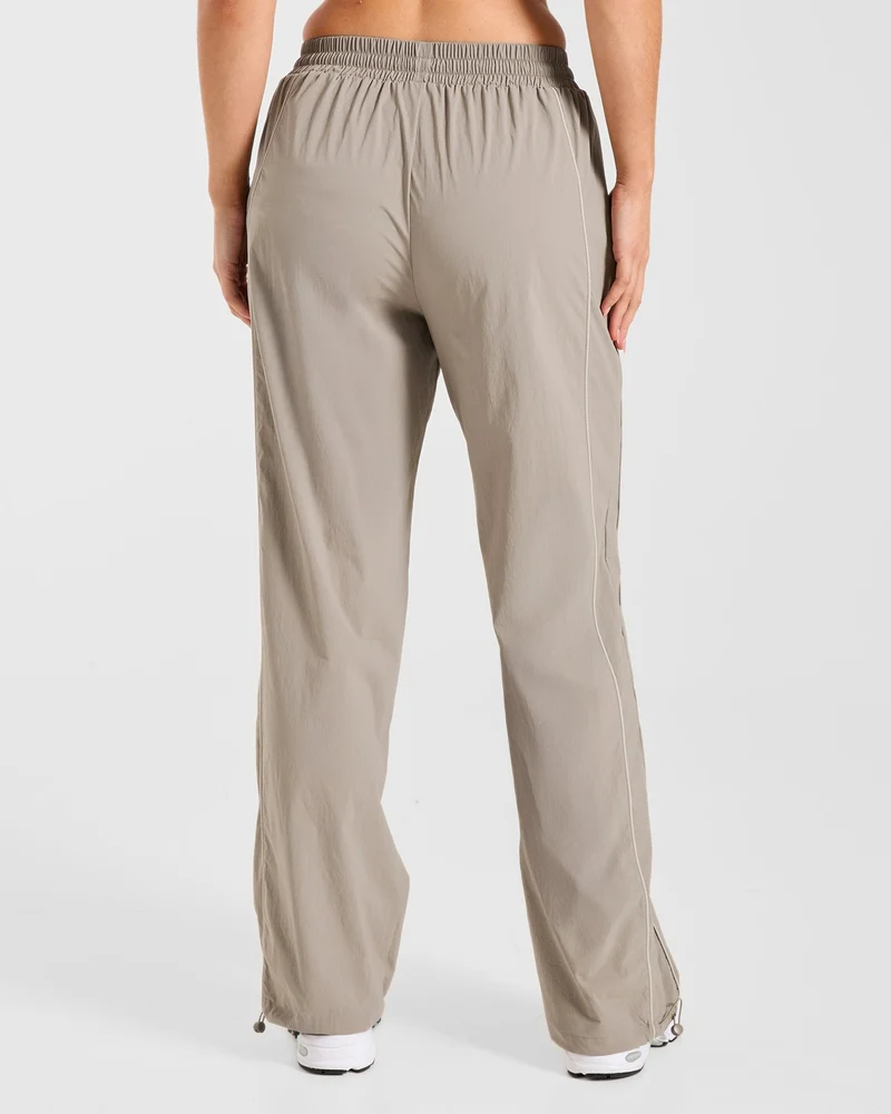 Retro Track Joggers - Taupe