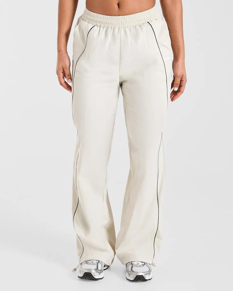Retro Track Joggers - Off Blanc