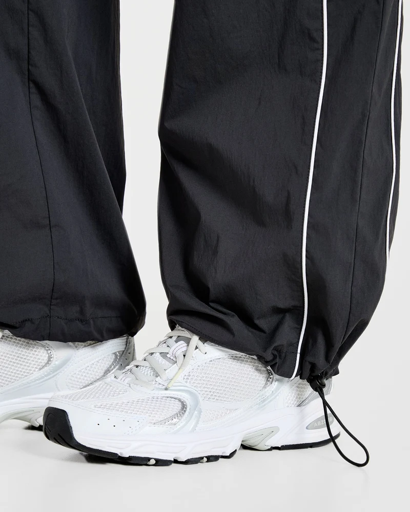 Retro Track Joggers - Noir