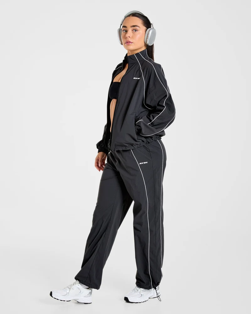 Retro Track Joggers - Noir