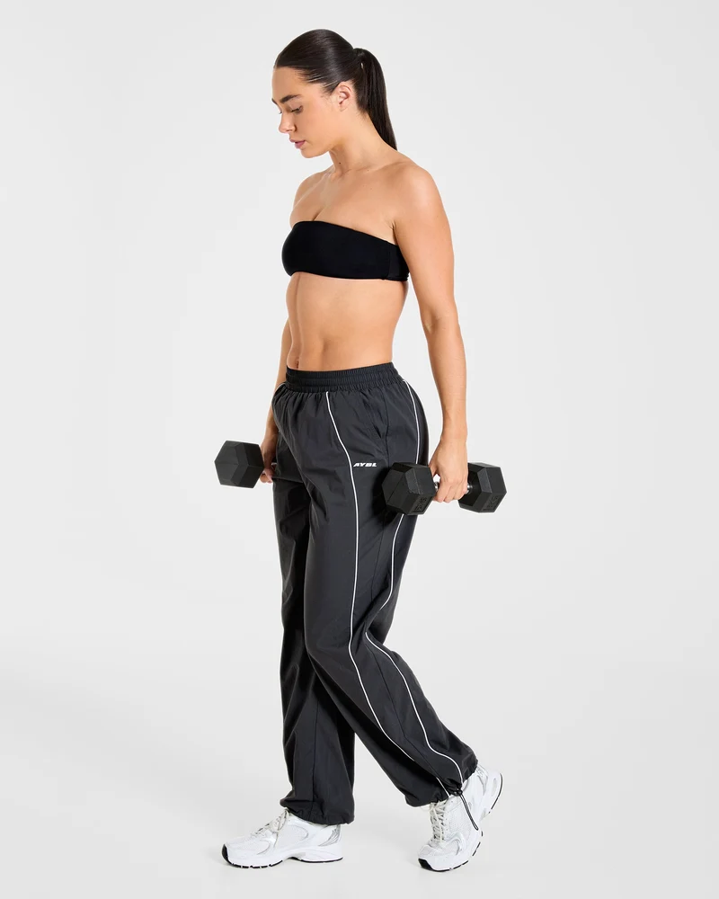 Retro Track Joggers - Noir