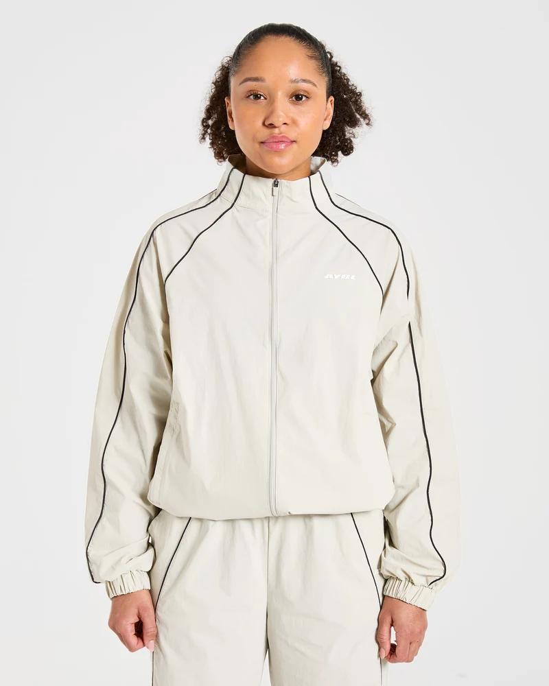 Retro Track Jacket - Off Blanc