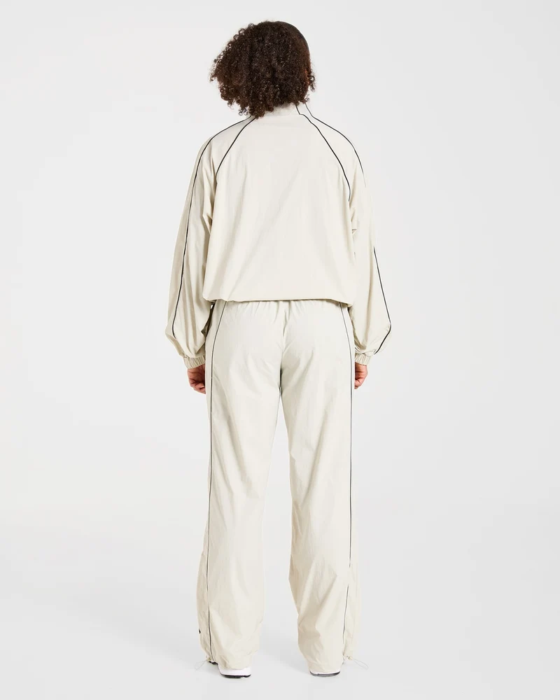 Retro Track Jacket - Off Blanc