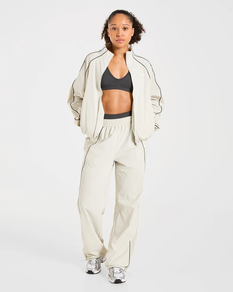 Retro Track Jacket - Off Blanc