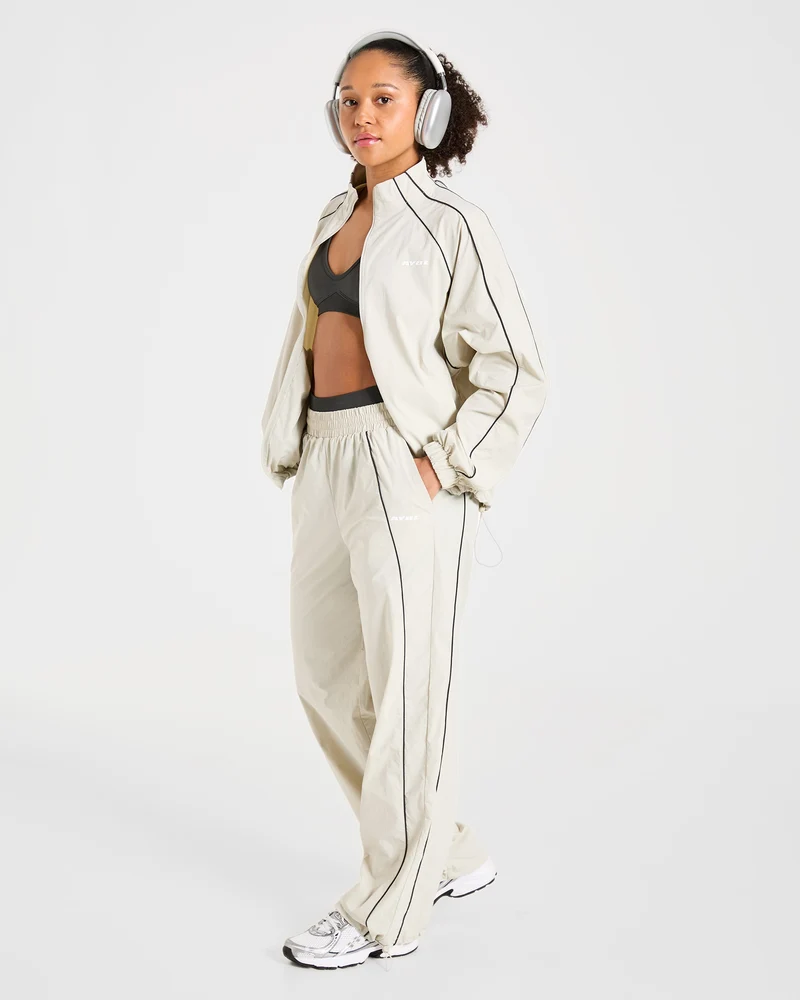 Retro Track Jacket - Off Blanc