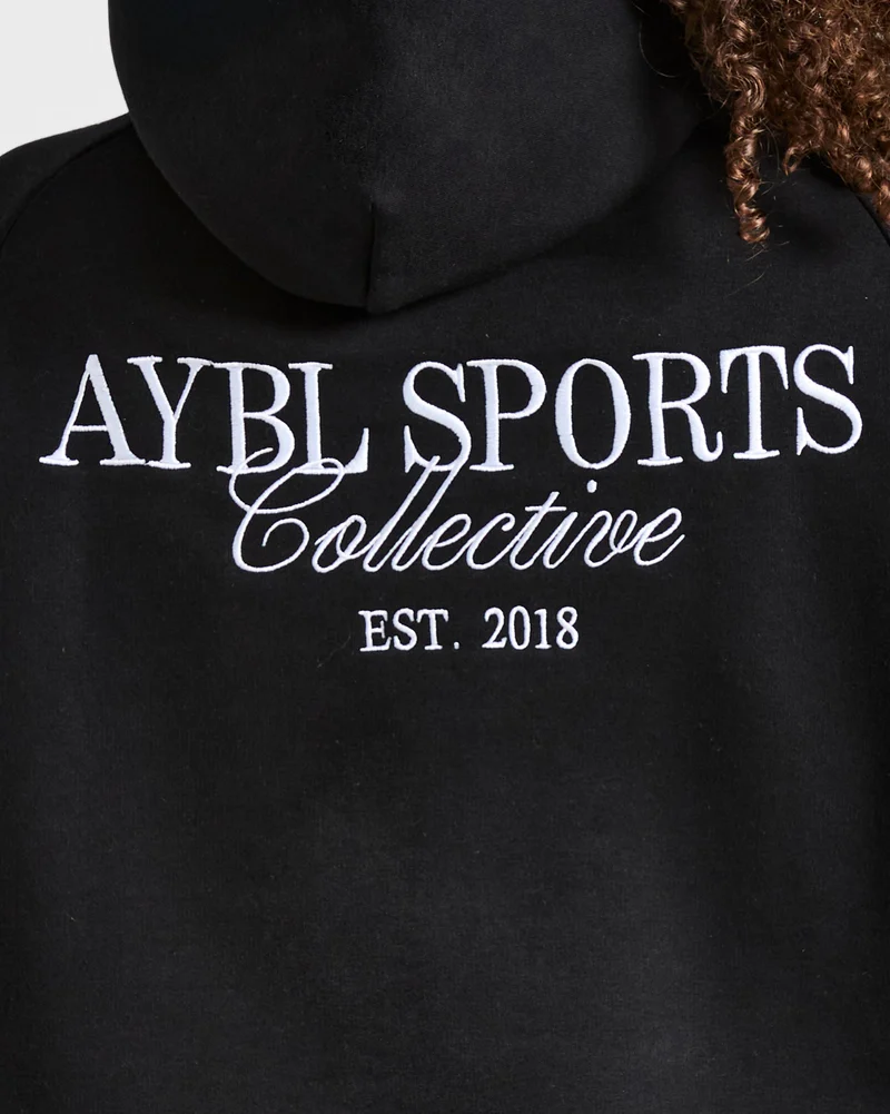 Sports Collective Oversized Hoodie - Noir
