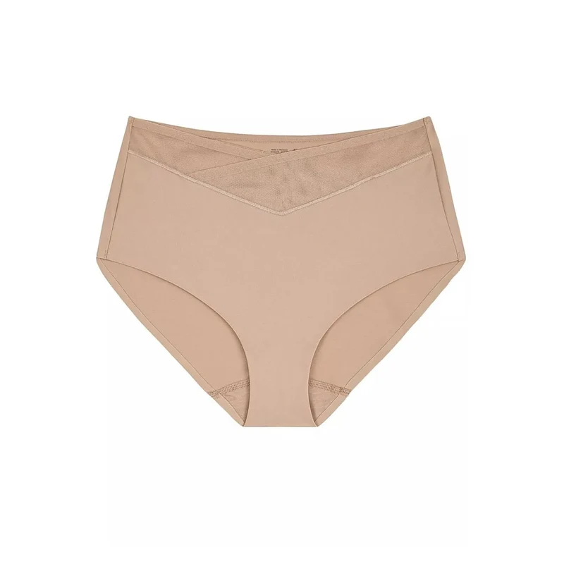 Culottes sculptantes taille haute invisibles beige clair True Shape Sensation Triumph
