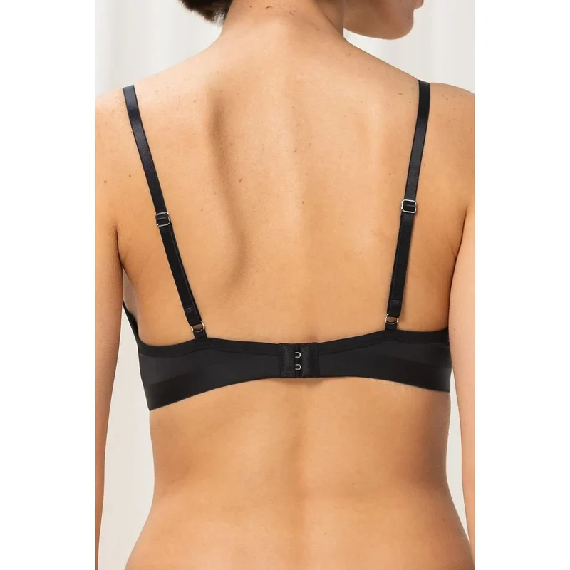 Soutien-gorge semi-soft dentelle ajustable maintien confortable décolleté profond féminin
