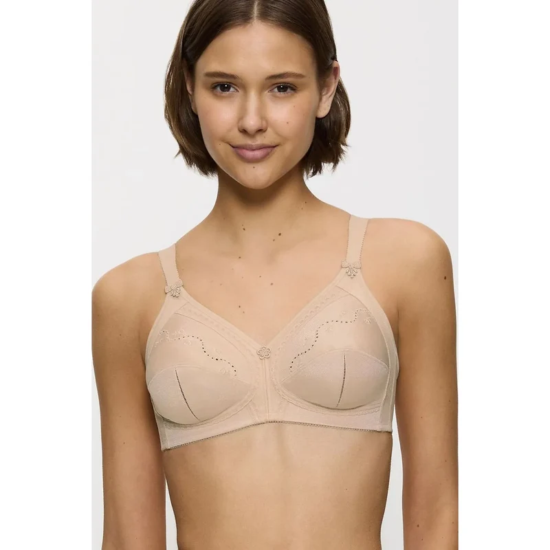 Soutien-gorge armatures coton confort maintien grandes tailles broderies anglaises