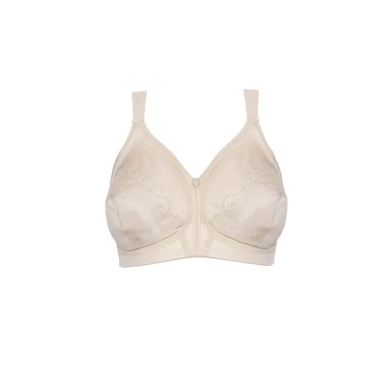 Soutien-gorge armatures coton confort maintien grandes tailles broderies anglaises
