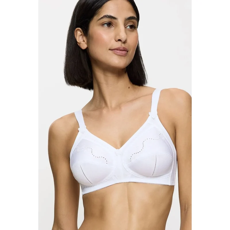 Soutien-gorge souple coton grande taille confort broderies anglaises Triumph