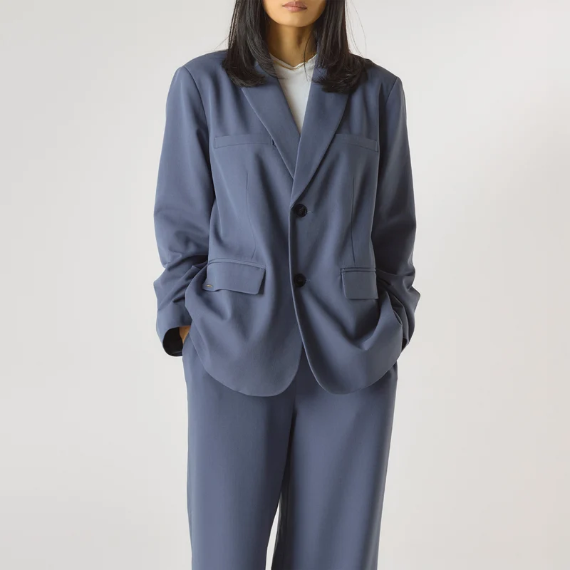 Blazer Oversize - Bleu
