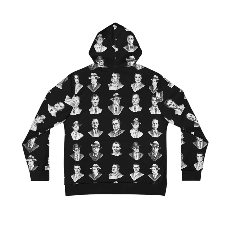 Cosa Nostra Mob Bosses Portraits Hoodie