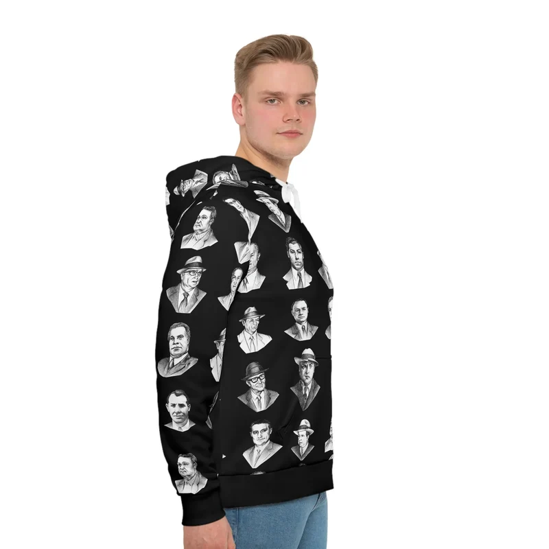 Cosa Nostra Mob Bosses Portraits Hoodie