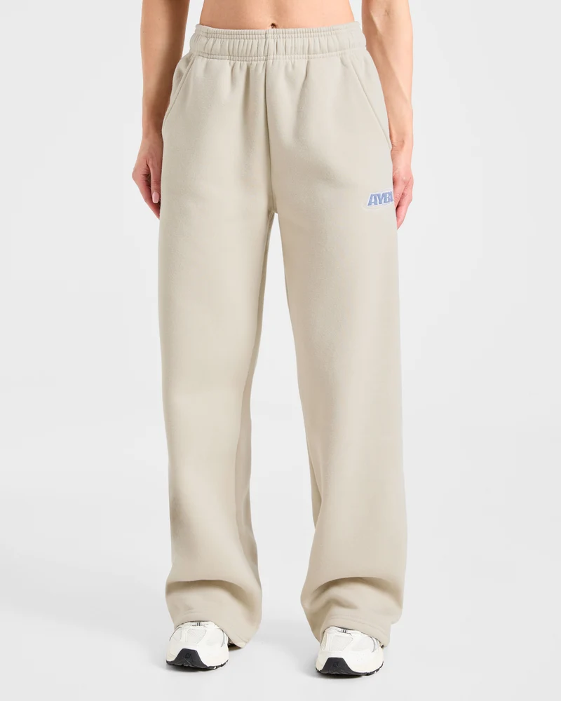 Sports Essentials Oversized Straight Leg Joggers - Sand