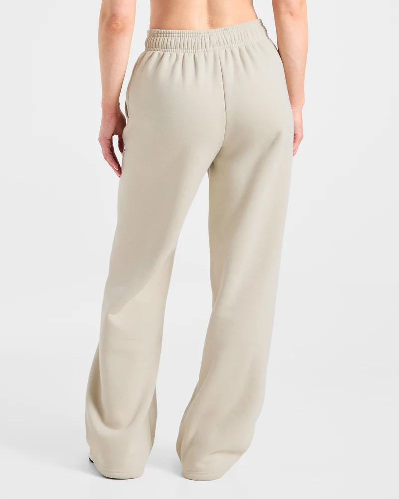 Sports Essentials Oversized Straight Leg Joggers - Sand
