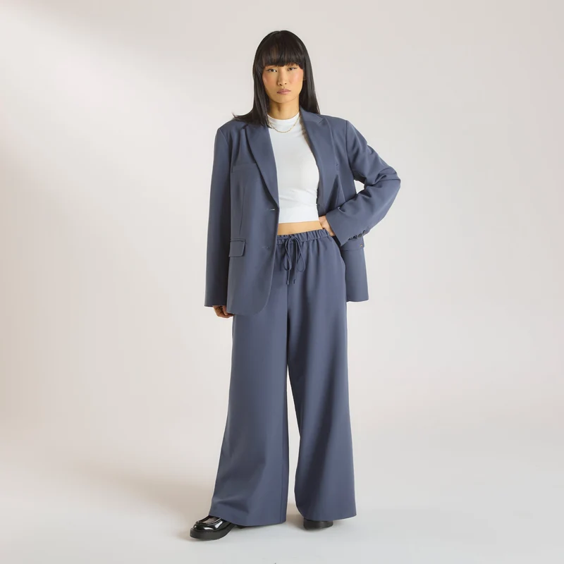 Pantalon Large et Droit - Bleu