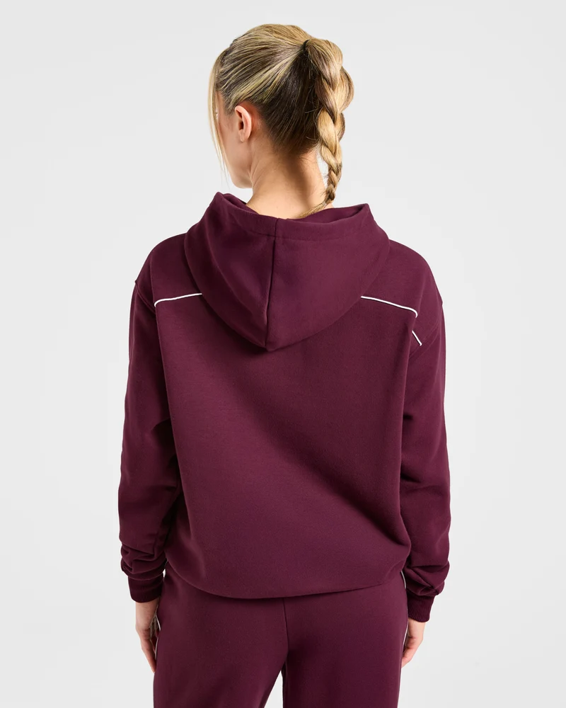 Form Hoodie - Deep Mulberry