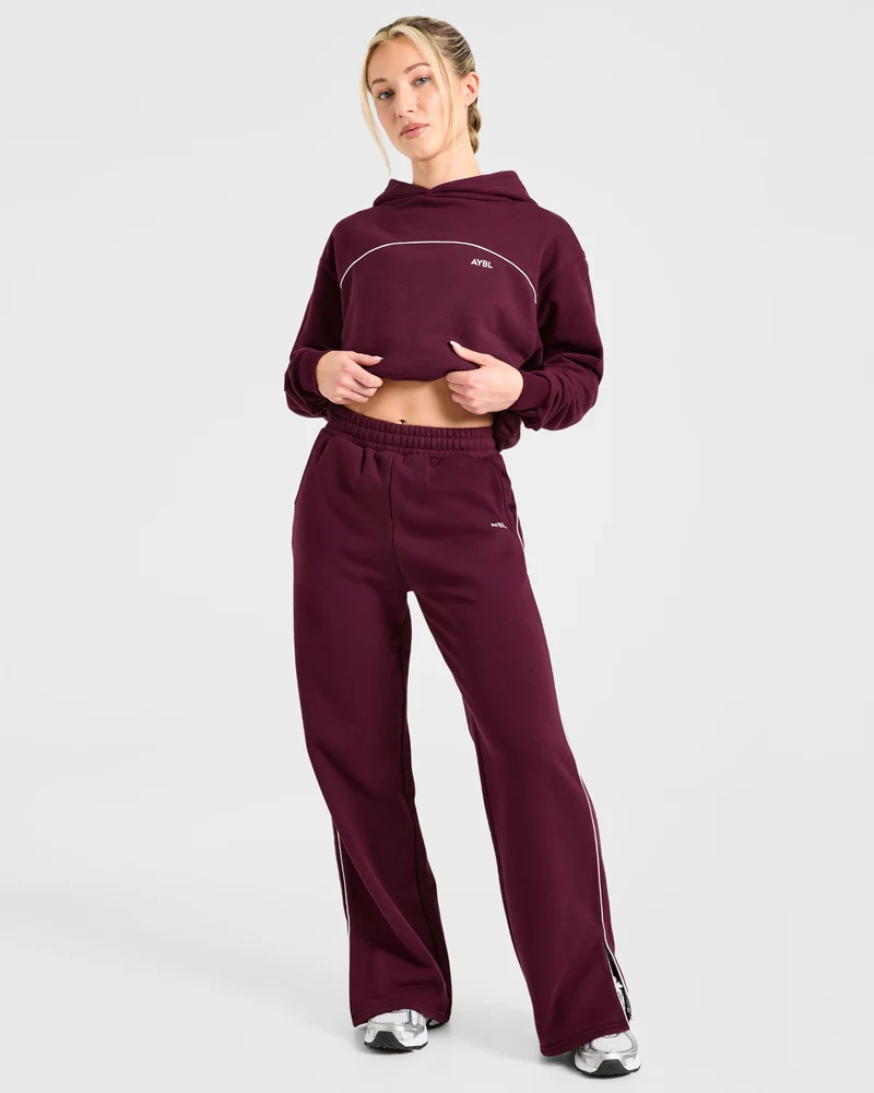 Form Hoodie - Deep Mulberry