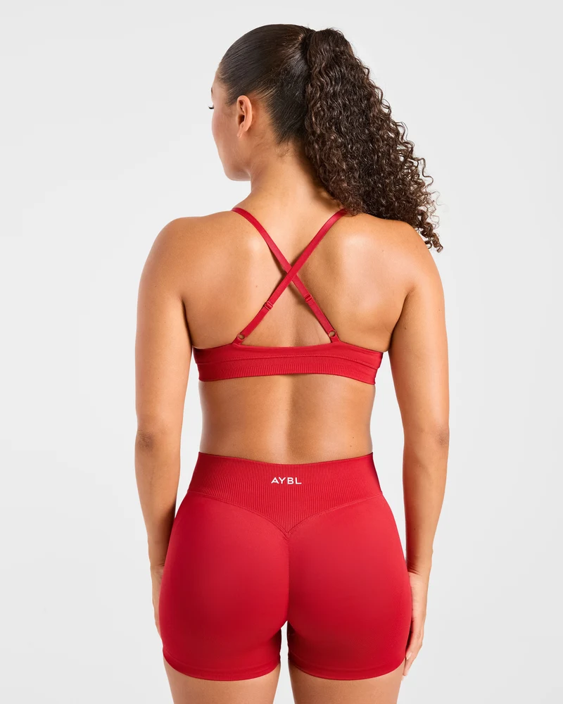 Enhance Seamless Sports Bra - Rouge