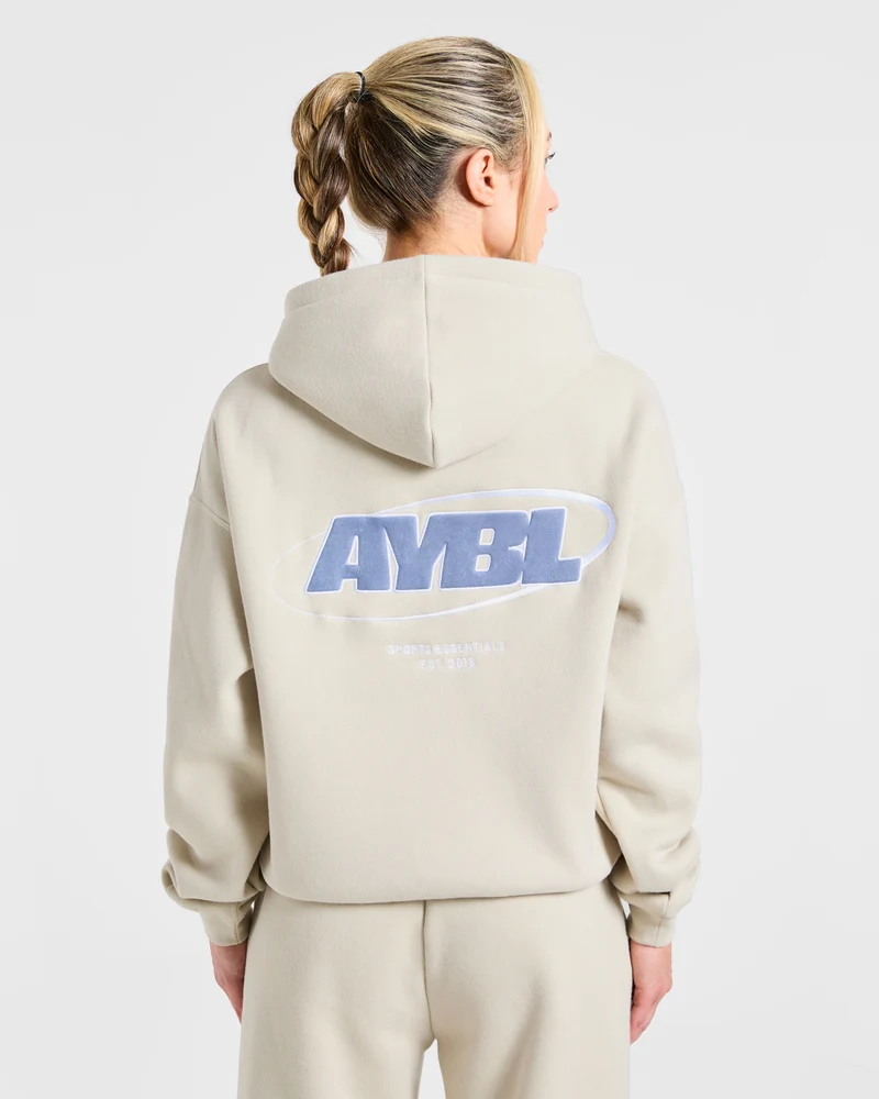 Sports Essentials Oversized Hoodie - Sand