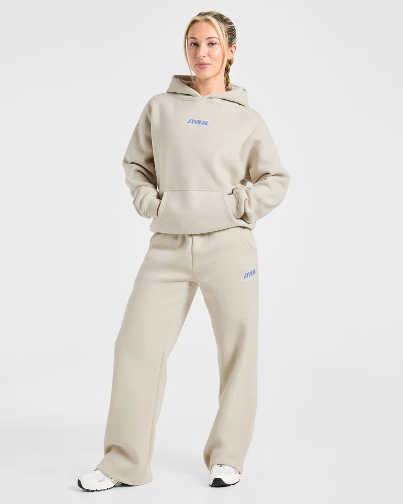 Sports Essentials Oversized Hoodie - Sand