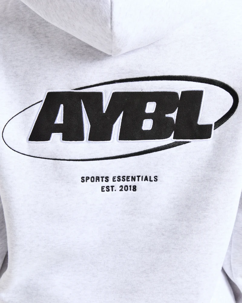 Sports Essentials Oversized Hoodie - Heather Gris/Noir