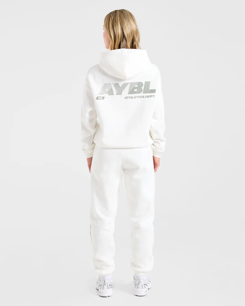 Athletics Dept Oversized Joggers - Off Blanc
