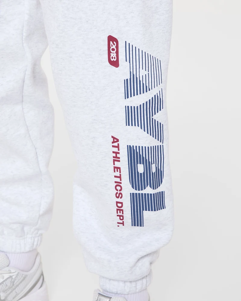 Athletics Dept Oversized Joggers - Gris Marl