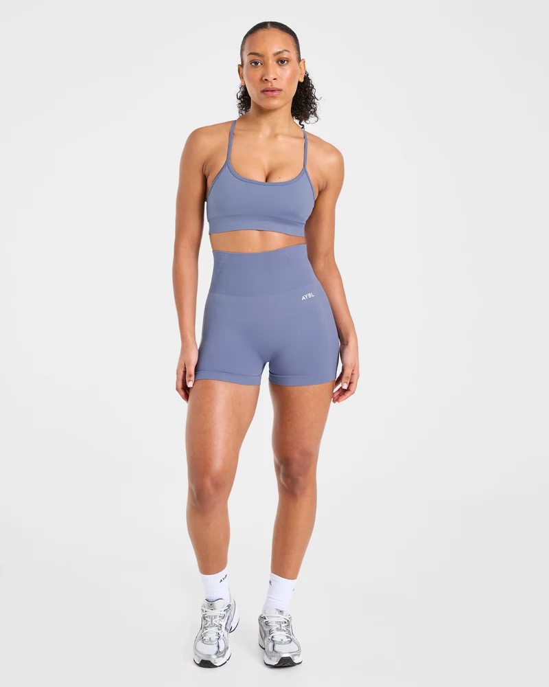 Empower Seamless Sports Bra - Slate Bleu
