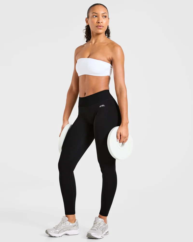 Essential Bandeau Sports Bra - Blanc