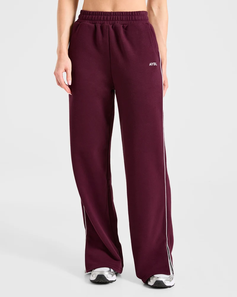 Form Straight Leg Joggers - Deep Mulberry
