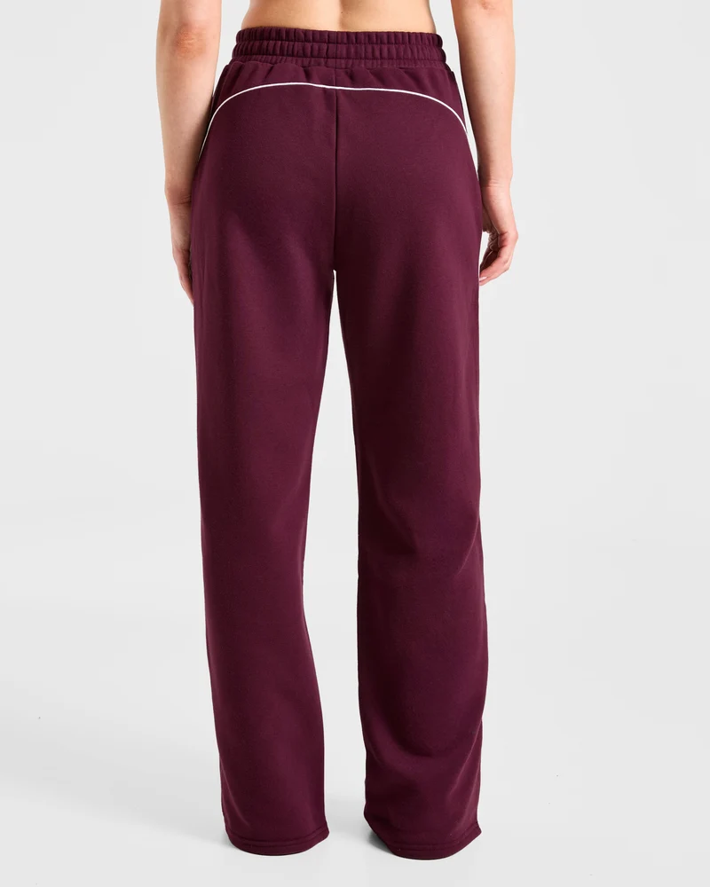 Form Straight Leg Joggers - Deep Mulberry