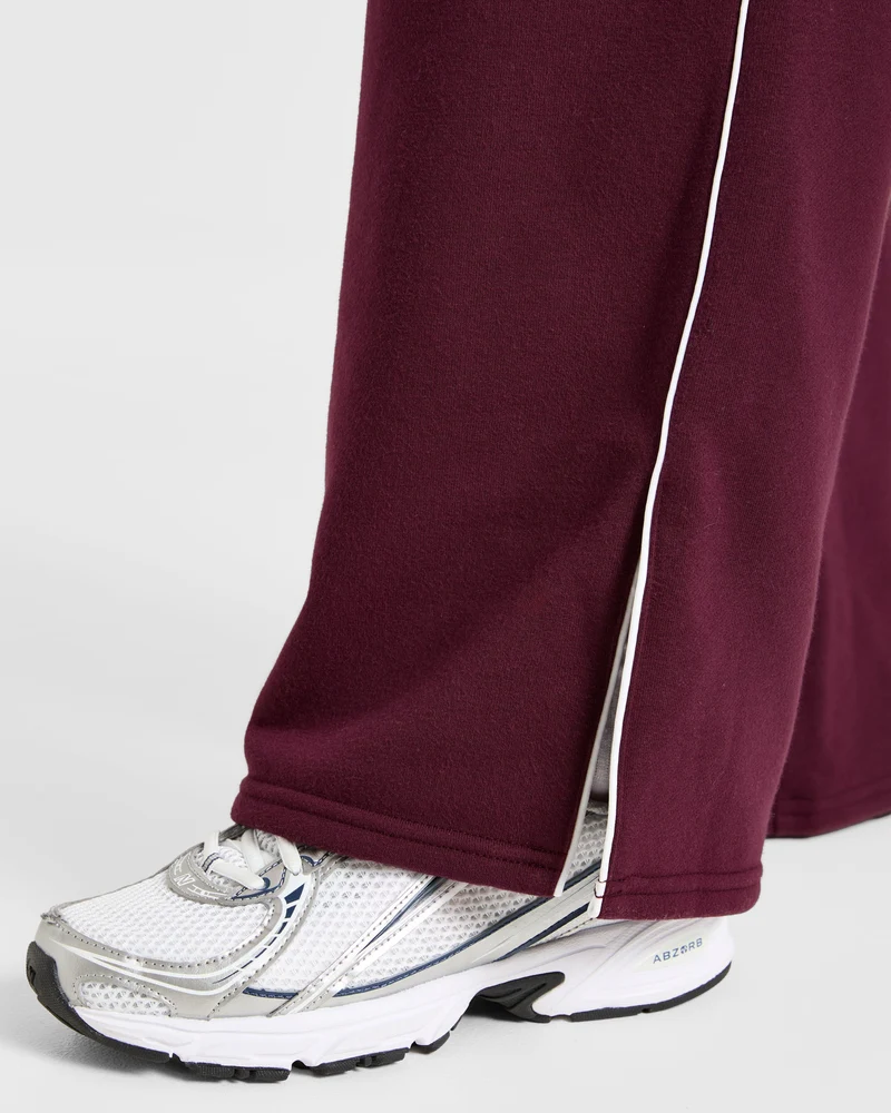 Form Straight Leg Joggers - Deep Mulberry