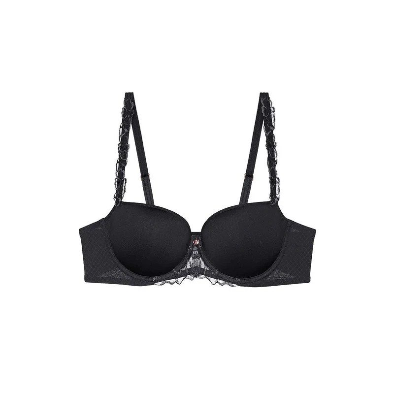 Soutien-gorge push-up balconnet Wild Azalea Florale écologique dentelle élégance luxe