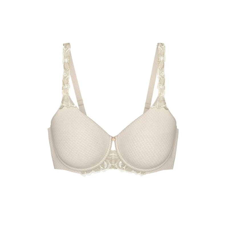 Soutien-gorge minimiseur armatures confort élégant jacquard broderie florale Wild Azalea