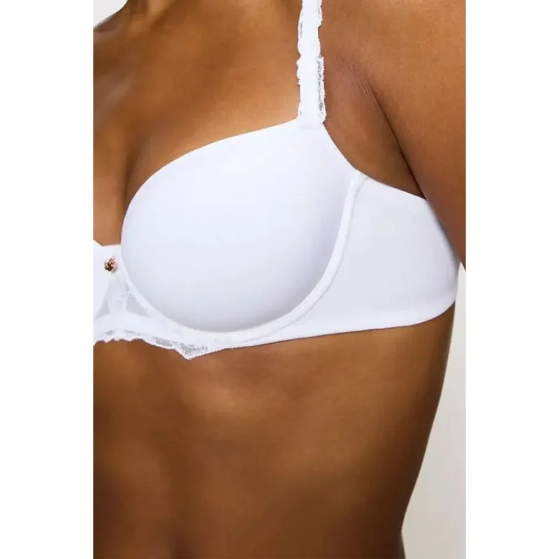 Soutien-gorge balconnet écologique confort luxueux dentelle broderie moderne