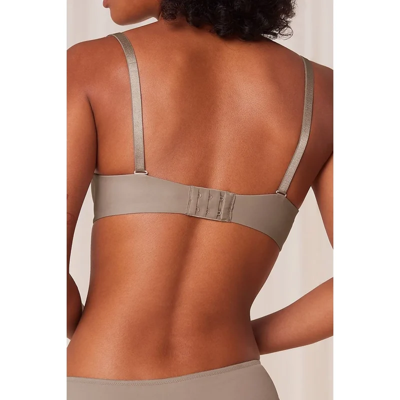 Soutien-gorge rembourré café maintien parfait grandes tailles Pure Micro Triumph