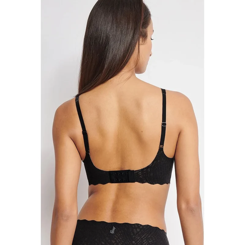 Soutien-gorge rembourré sans armatures dentelle graphique invisible recyclé Sloggi