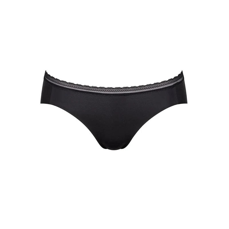 Culottes taille basse microfibre noire invisibles confort ajustement parfait Sloggi 229250