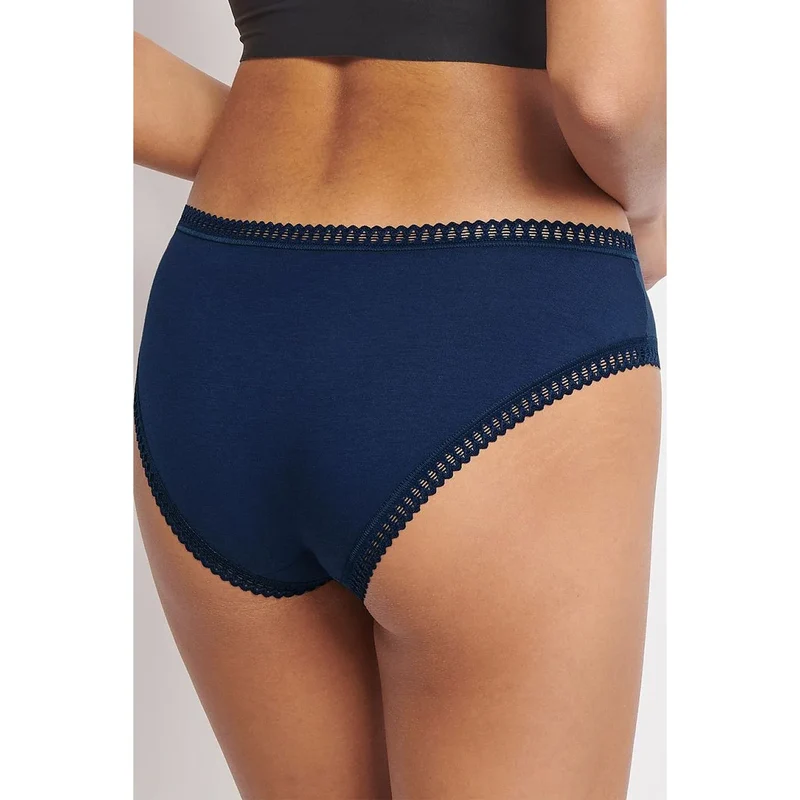 Culottes en coton bio GOTS Go Crush Hipster 3-pack dentelle féminine