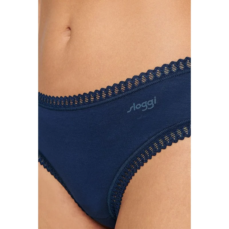 Culottes en coton bio GOTS Go Crush Hipster 3-pack dentelle féminine