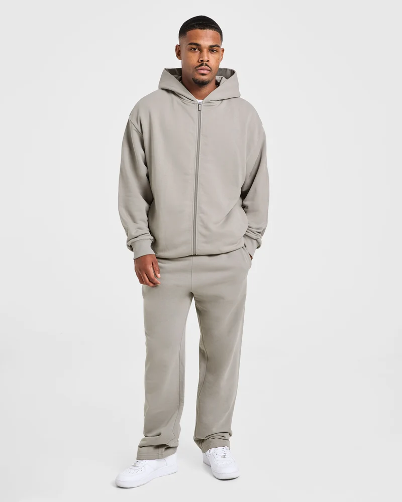 Craft Oversized Zip Up Hoodie - Misty