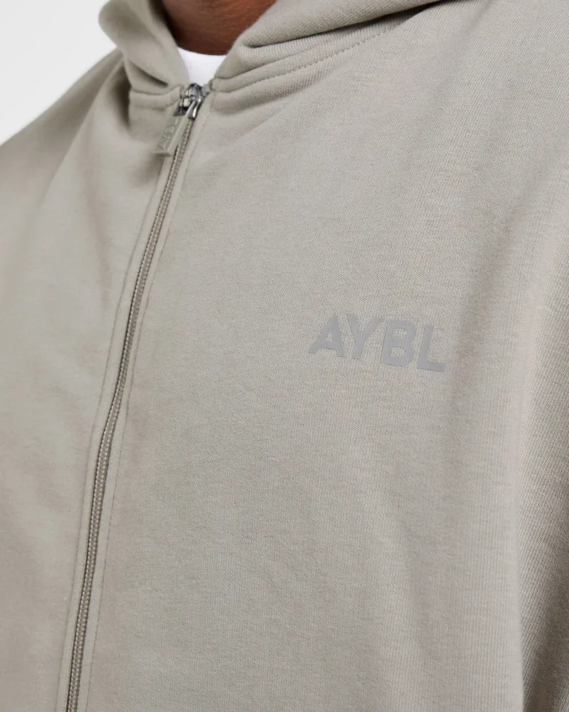 Craft Oversized Zip Up Hoodie - Misty