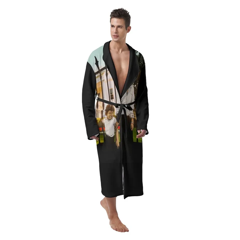 Pablo Escobar and his Son in US Heavy Fleece Robe