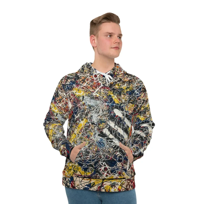 Number 17A by Jackson Pollock Art Hoodie