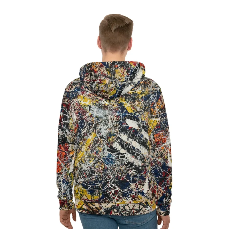 Number 17A by Jackson Pollock Art Hoodie