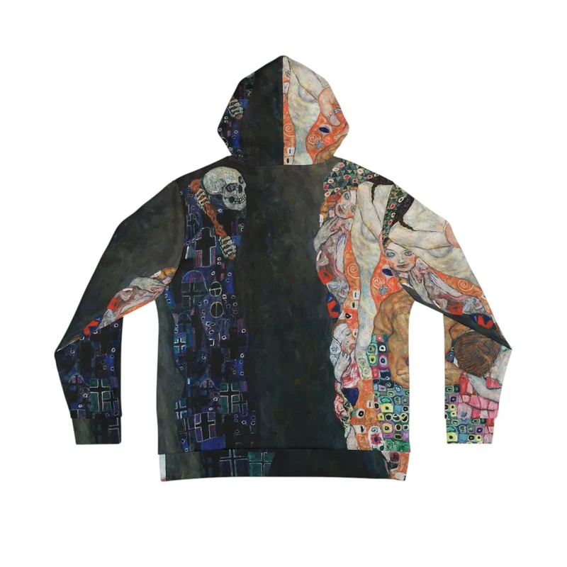 Death and Life by Gustav Klimt Art Hoodie